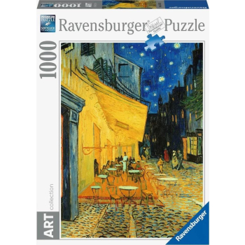 Puzzle 1000 Art Taras kawiarni w nocy